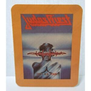 Judas Priest 1981 Point Of Entry Backstage Pass Original Hard Rock Metal Music
